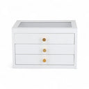 Boîte À Bijoux 3 Tiroir En Bois