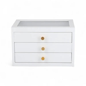 Boîte À Bijoux 3 Tiroir En Bois