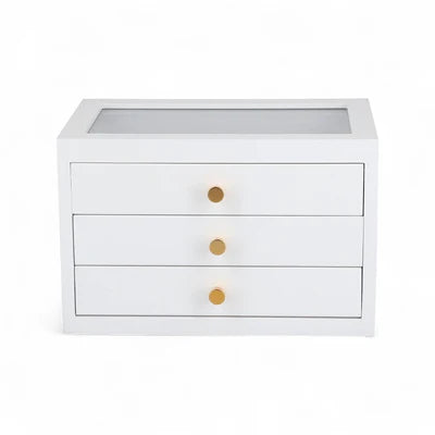 Boîte À Bijoux 3 Tiroir En Bois