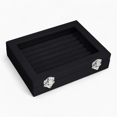 Boîte À Bijoux En Velours Pour Bagues