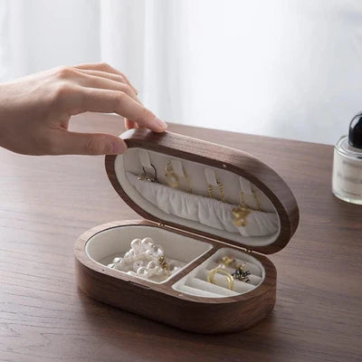 Petite Boîte À Bijoux En Bois
