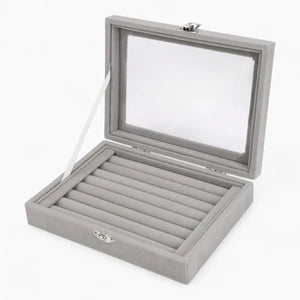 Boîte À Bijoux En Velours Pour Bagues