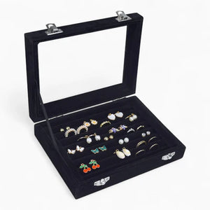 Boîte À Bijoux En Velours Pour Bagues