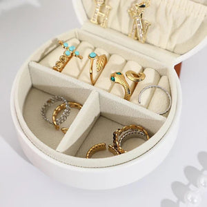 Petite Boîte À Bijoux Voyage Cuir