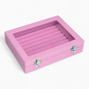 Boîte À Bijoux En Velours Pour Bagues