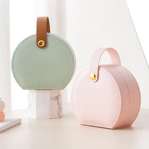 Petite Boîte À Bijoux Voyage Cuir