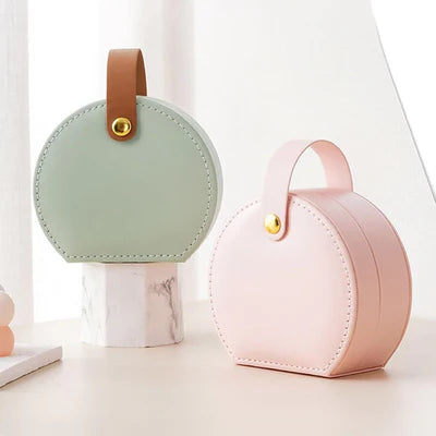 Petite Boîte À Bijoux Voyage Cuir