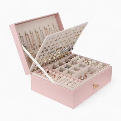 Boîte À Bijoux De Voyage Avec Compartiments