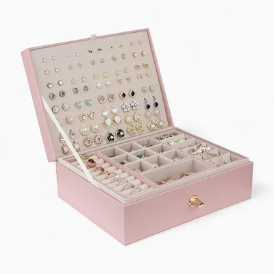 Boîte À Bijoux De Voyage Avec Compartiments