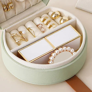 Petite Boîte À Bijoux Voyage Cuir