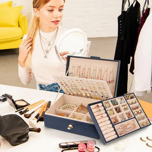 Boîte À Bijoux De Voyage Avec Compartiments