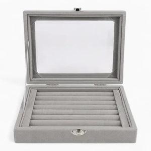 Boîte À Bijoux En Velours Pour Bagues