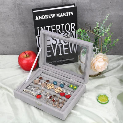 Boîte À Bijoux En Velours Pour Bagues