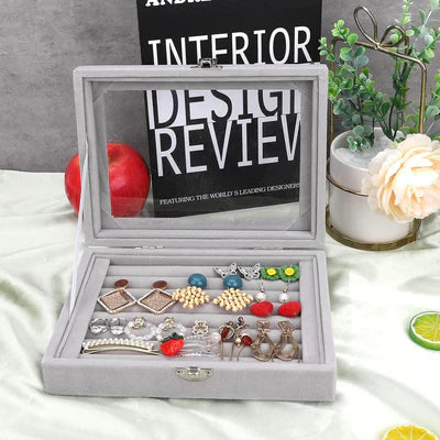 Boîte À Bijoux En Velours Pour Bagues