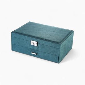 Boîte À Bijoux Velours Vert