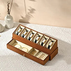 Boîte À Bijoux Et Montres En Bois