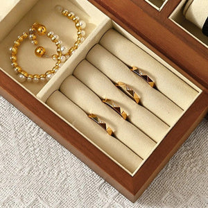 Boîte À Bijoux Et Montres En Bois