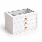 Boîte À Bijoux 3 Tiroir En Bois