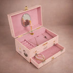 Boîte À Bijoux Musicale Avec Ballerine Et Miroir