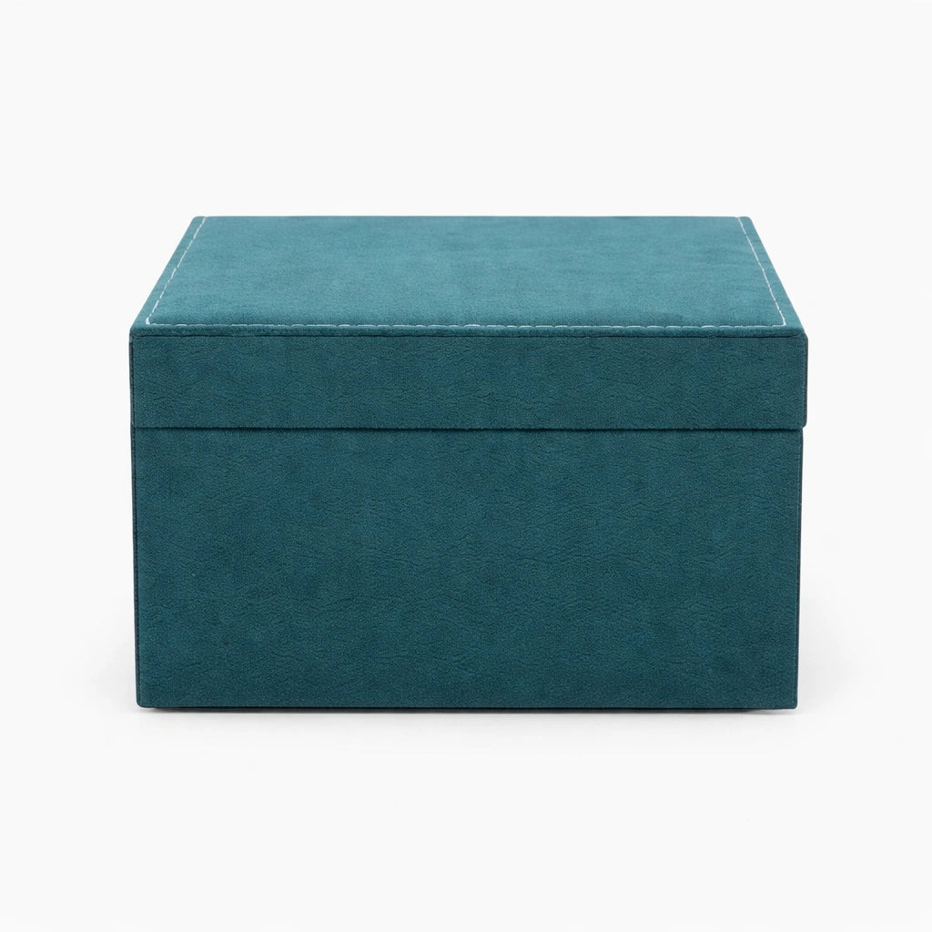 Boîte À Bijoux Velours Vert