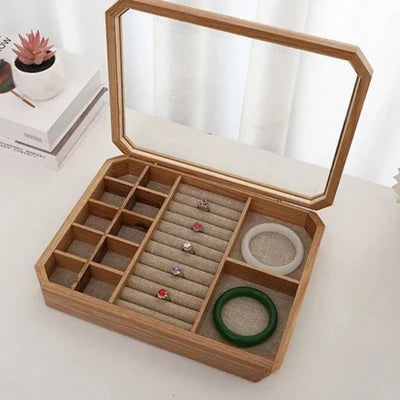 Boîte À Bijoux Ancienne En Bois