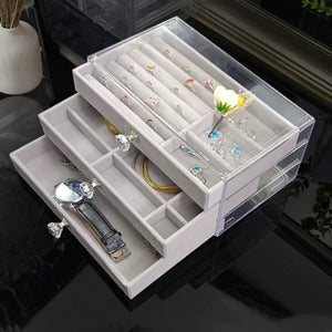 Boîte À Bijoux Transparent