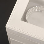 Boîte À Bijoux 2 Tiroirs En Cuir