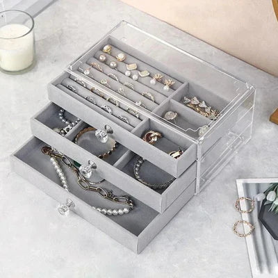 Boîte À Bijoux Transparent