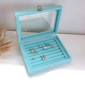 Boîte À Bijoux En Velours Pour Bagues