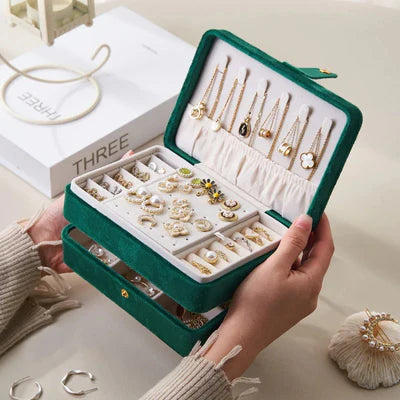 Boîte À Bijoux De Voyage Velours