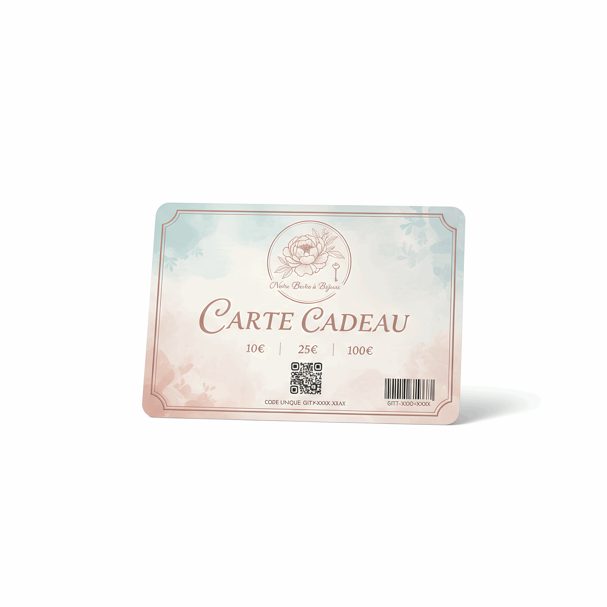 Carte-Cadeau Notre Boîtes à Bijoux