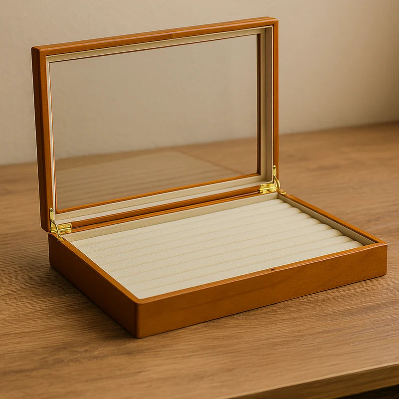 Boîte À Bague En Bois