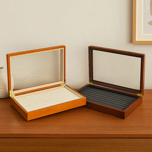 Boîte À Bague En Bois