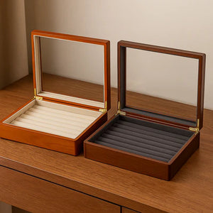 Boîte À Bague En Bois