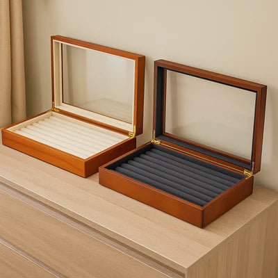 Boîte À Bague En Bois