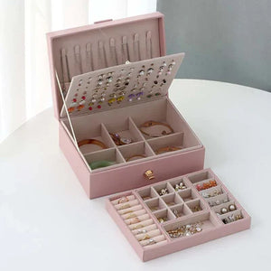 Boîte À Bijoux De Voyage Avec Compartiments