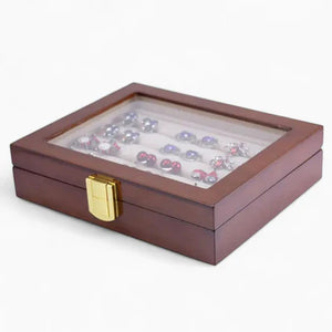 Boîte À Bijoux Bois Et Verre