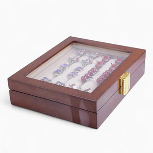 Boîte À Bijoux Bois Et Verre