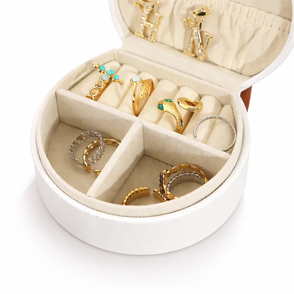 Petite Boîte À Bijoux Voyage Cuir