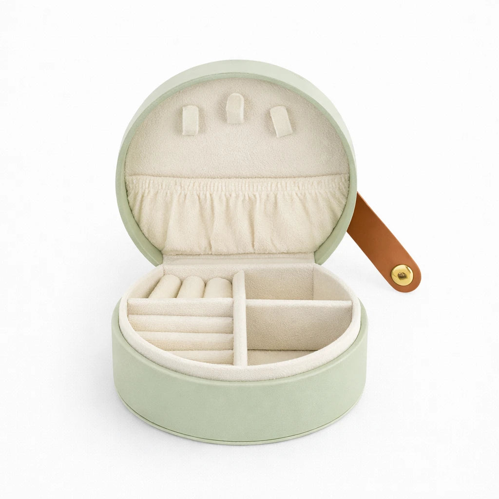 Petite Boîte À Bijoux Voyage Cuir