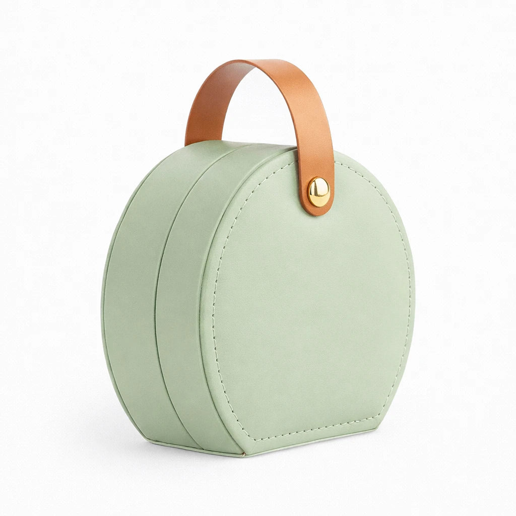 Petite Boîte À Bijoux Voyage Cuir