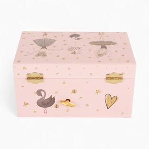 Boîte À Bijoux Musicale Avec Ballerine Et Miroir