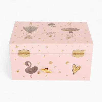 Boîte À Bijoux Musicale Avec Ballerine Et Miroir