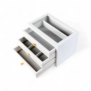 Boîte À Bijoux 3 Tiroir En Bois
