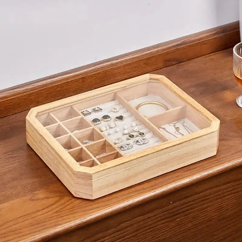 Boîte À Bijoux Ancienne En Bois