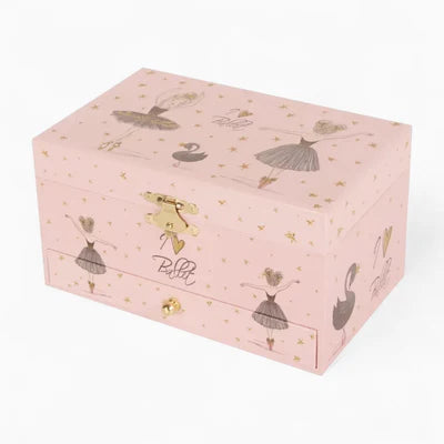 Boîte À Bijoux Musicale Avec Ballerine Et Miroir