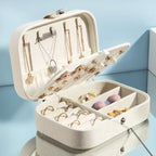 Petite Boîte À Bijoux De Voyage En Cuir