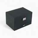 Boîte À Bijoux Avec Multi-Compartiments En Cuir