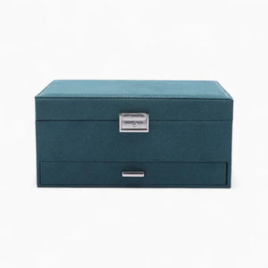 Boîte À Bijoux Velours Vert