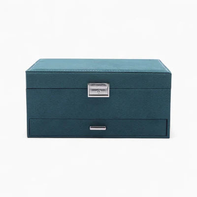 Boîte À Bijoux Velours Vert